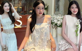 Tiểu thư 2k3 Tăng Mỹ Hàn và 9 lần diện váy trắng khiến HIEUTHUHAI “lo lắng”
