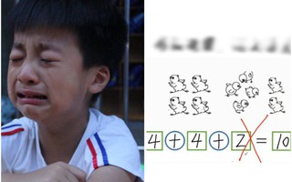 Con làm phép tính ‘4 + 4 + 2 = 10’ bị cô giáo gạch đỏ, phụ huynh tưởng cô giáo chấm sai, bức xúc tới lớp hỏi và cái kết ‘bức xúc tăng gấp bội’