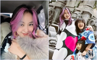 Con gái 14 tuổi đã cao lớn như hoa hậu, cựu hot girl Mi Vân cũng chẳng kém cạnh với nhan sắc không tuổi gây trầm trồ