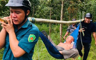 Giải cứu 2 người dân bị ong đốt tới hôn mê