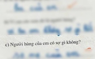 Được hỏi "người hùng có sợ gì không", học sinh tiểu học trả lời 4 từ khiến ai nấy cười sặc sụa