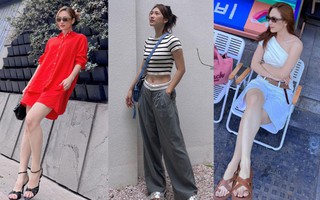 Phương Anh Đào chuyên diện trang phục sáng màu để luôn trẻ trung hơn tuổi