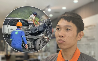 Gặp nam thanh niên hỗ trợ cứu tài xế ô tô trên cầu Phú Mỹ: "Không kịp nghĩ ngợi gì, xem lại clip vẫn còn hoảng"
