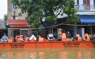 Hà Nội: Di dời 226 hộ dân ở Quốc Oai ra khỏi khu vực ngập sâu