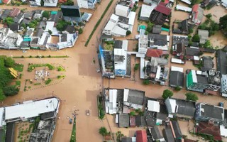 Đông Bắc Thái Lan ngập lụt nặng do mưa lớn và nước sông Mekong dâng cao