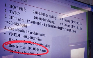 Mới đầu năm, phụ huynh đã bức xúc vì 1 khoản thu vô lý, sau 1 ngày ồn ào MXH, trường học đưa ra phương án giải quyết