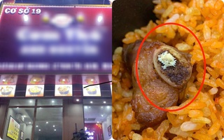 Phát hiện "vật thể" được cho là trứng ruồi trong suất cơm sườn, thực khách kinh hãi bỏ đi