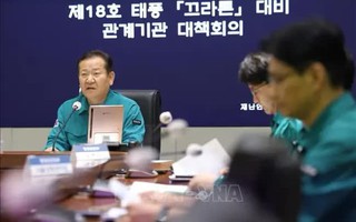Hàn Quốc chuẩn bị đối phó bão Krathon