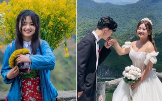 "Phúng Phính" Hà Giang cưới chồng hơn 6 tuổi: Gia thế chú rể gây tò mò