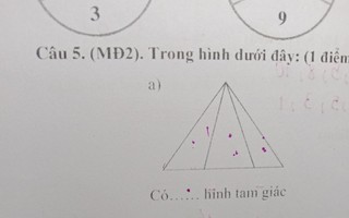 Bài toán đếm hình của con nhìn đơn giản nhưng khiến bà mẹ Đà Nẵng toát mồ hôi, hóa ra có "mẹo" làm phút mốt là ra