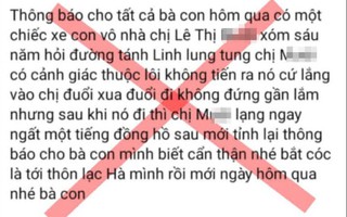 Thông tin bắt cóc trẻ em ở các tỉnh Bình Thuận, Khánh Hòa, Đắk Lắk là bịa đặt