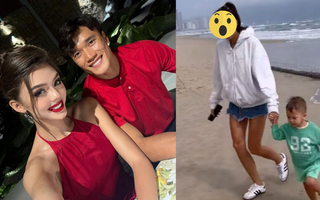 Thủ môn Bùi Tiến Dũng làm lộ ảnh cam thường của vợ mẫu Tây, nhan sắc chân dài vẫn 10 điểm không nhưng