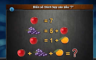 Bài toán Olympia chỉ cần phép tính "7 + 12 + 6 = 25" nhưng nhiều người không giải được, nhìn kỹ hóa ra có quy tắc