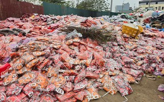 Vụ bãi rác bánh kẹo khổng lồ: Quản lý thị trường tiết lộ về cuộc kiểm tra ở thủ phủ La Phù