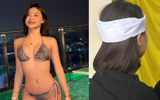 Louis Phạm tung ảnh bikini khoe body cực "cháy" nhưng dân mạng lại thắc mắc về story đeo khăn tang trước đó nửa ngày