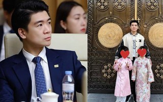 Khi Chủ tịch làm "bố bỉm": Thiếu gia nhà bầu Hiển dạy con học cực khéo, lộ luôn nội thất căn biệt thự trăm tỷ