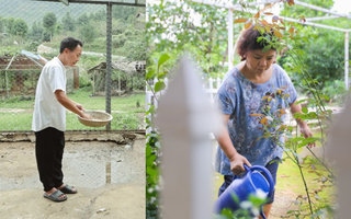 3 nghệ sĩ rời phố thị về Thạch Thất sống an yên tại nhà vườn rộng lớn, có nữ NSND mới 43 tuổi