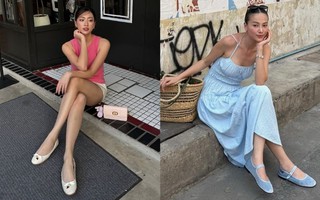 Hội mỹ nhân Việt có bộ sưu tập giày bệt tuyệt đỉnh: 5 đôi phối thế nào cũng trẻ và sang