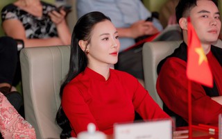 Phương Oanh diện áo dài đỏ trước thềm đại lễ 30/4, được khán giả khen truyền cảm hứng vì hành động này