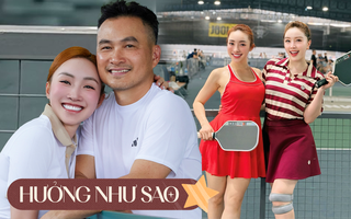Vợ đại gia của diễn viên Chi Bảo: Cực mê bộ môn thể thao sành điệu, riêng váy mặc ra sân đã có giá vài triệu đồng