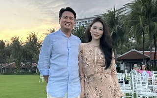 Vợ chồng Linh Rin toát lên khí chất hào môn trong bữa tiệc trên biển