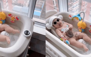 Thay vì decor tủ đựng túi hiệu, hội bỉm sữa chuyển qua decor phòng tắm cho con: "Cũng xin là ở cả ngày cũng được"