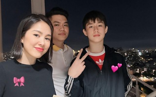 Con trai riêng của Lê Phương gây chú ý với ngoại hình điển trai ở tuổi 13, cao gần 1m8