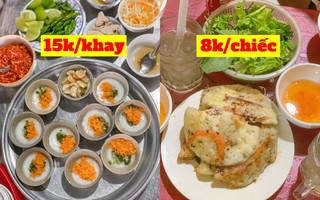 Du khách "sốc" khi đi ăn ở Nha Trang: Bánh bèo 15k/khay 10 chiếc, bánh xèo 8k/chiếc "ú ụ" hải sản