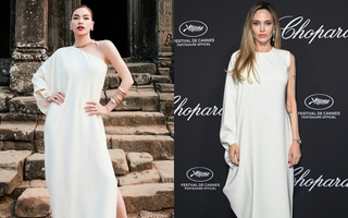Angelina Jolie đụng ý tưởng lên đồ từ 3 tháng trước của Hà Hồ