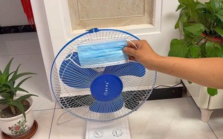 Buộc 1 chiếc khẩu trang vào cánh quạt: Mẹo "đỉnh chóp" giúp hóa đơn tiền điện giảm "kịch đáy"