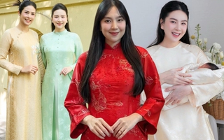 Mai Ngọc diện mãi 1 item vẫn đẹp xuất sắc từ lúc bầu bí tới sau khi sinh nở