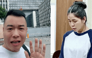 Tôn Bằng xuất hiện trước cổng cơ quan chức năng sau gần 2 tháng Hằng Du Mục bị bắt