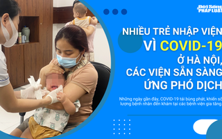 Nhiều trẻ nhập viện vì COVID-19 ở Hà Nội, các viện sẵn sàng ứng phó dịch