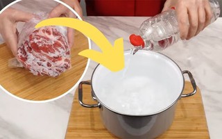 Cách rã đông thịt bằng giấm nhanh chóng và an toàn