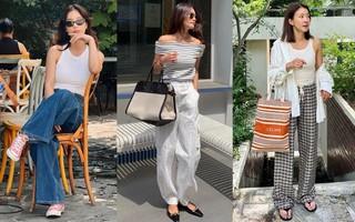 10 cách mặc quần ống rộng chuẩn đẹp cho phụ nữ ở độ tuổi ngoài 40