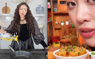 Hai Hoa hậu lấy chồng xong khiến cả TikTok bị "làm phiền": Thể hiện khả năng nấu ăn thôi mà cũng "khó đỡ" thế này!