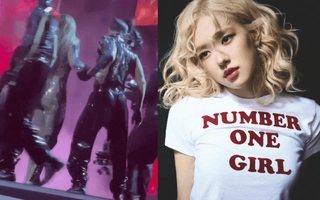 Nữ ca sĩ flop dần đều manh động tới mức hôn gái lạ ngay trên sân khấu, bị chê “hám fame” Rosé (BLACKPINK)?