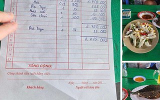 Mạng xã hội lại dậy sóng với hoá đơn thể hiện “cá bò hòm 3,5 triệu đồng/kg” ở Nha Trang
