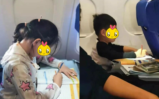 Cả cõi mạng ngơ ngác trước loạt hình ảnh được chụp trên máy bay của các em bé nhà giàu