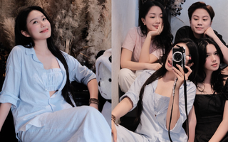 Bữa tiệc visual: Doãn Hải My khí chất "tiểu thư thành thị", đọ sắc 2 hot mom nhan sắc đỉnh nhất nhì làng bóng đá
