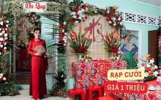 Cô dâu miền Tây tự tay làm cổng cưới, trang trí hoa tươi từ trong ra ngoài: Đẹp mỹ mãn nhưng giá rẻ bất ngờ