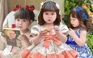 Bé gái 2 tuổi sở hữu gương mặt búp bê khiến MXH chao đảo, làm mẫu cho 30 thương hiệu, chưa hề qua đào tạo