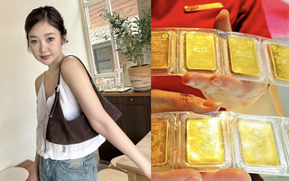 Cô gái TP.HCM lương 15 triệu nhưng dư tiền mua vàng, vừa gửi ngân hàng, vừa biếu bố mẹ