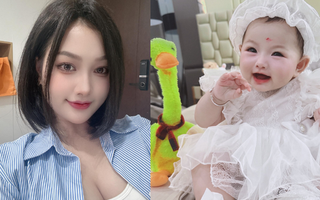 Ngắm em bé xinh yêu như Thiên Thần của cựu BTV VTV, sinh xong duy trì đúng 1 thói quen mà mẹ đẹp con khỏe
