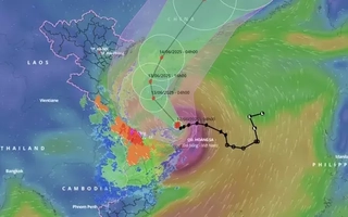Bão tăng cấp, đi vào vịnh Bắc Bộ