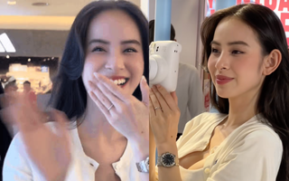 "Tóm dính" Hương Liên ngoài đời sau đám hỏi với chồng gia thế khủng, né gấp khi nhận 1 câu hỏi