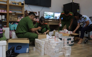 Phát hiện đường dây sử dụng hoá chất sản xuất mỹ phẩm giả tuồn ra thị trường