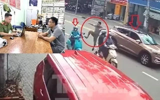Lời khai của người đàn ông đạp nữ tài xế xe ôm ngã nhào ở Bình Dương
