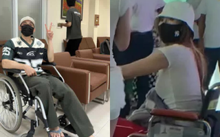 Lan Ngọc và Liên Bỉnh Phát gặp tai nạn phải ngồi xe lăn