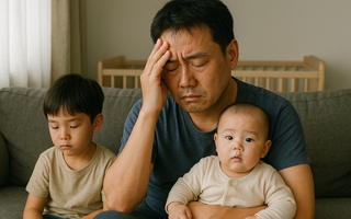 Chuyện khó tin của ông bố 2 con nhận chẩn đoán "trầm cảm sau sinh" và định kiến xã hội về việc chăm trẻ